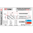 Frez z promieniem naroża fi 6 R0,2 ST LINE
